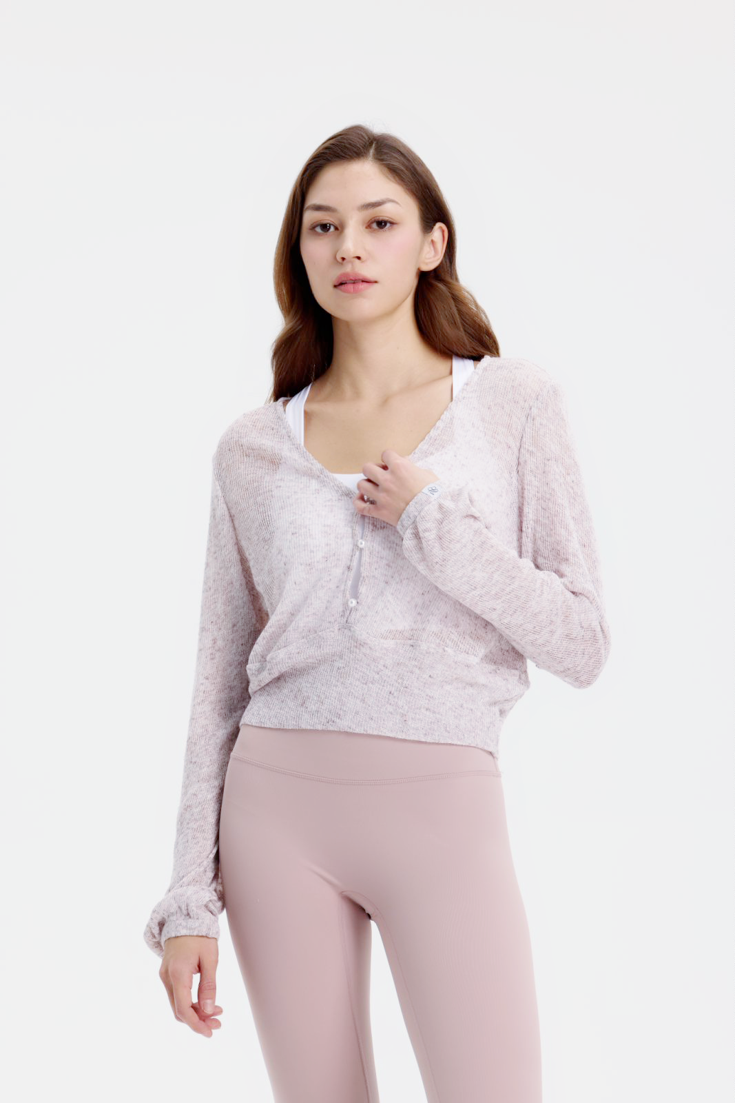Melange Pearl Top