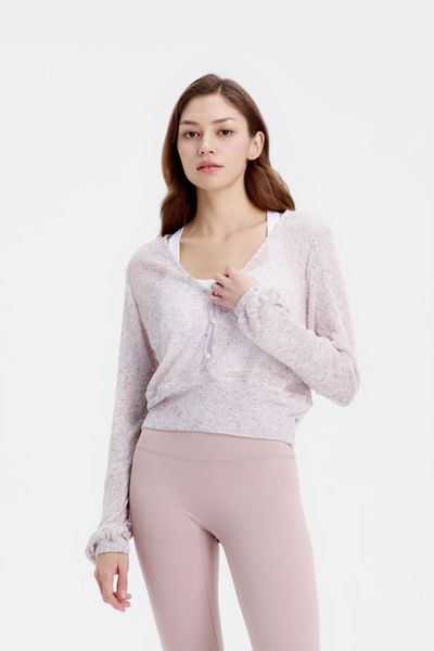 Melange Pearl Top