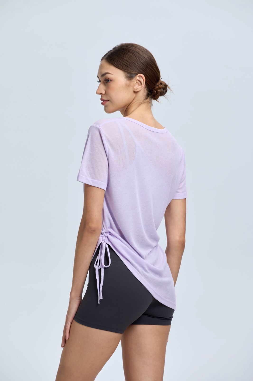 V Shirring Short Sleeve