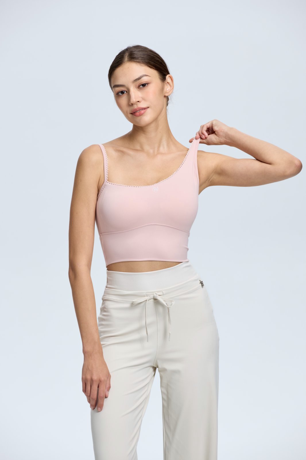 Lace Asymmetric Tank Top