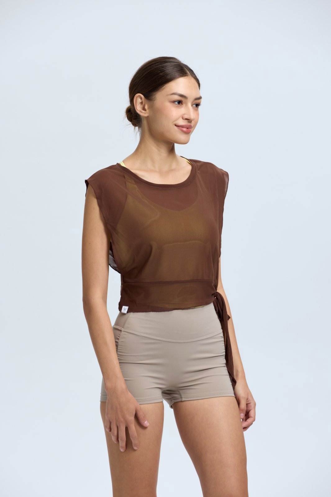 Shirring Mini Shorts