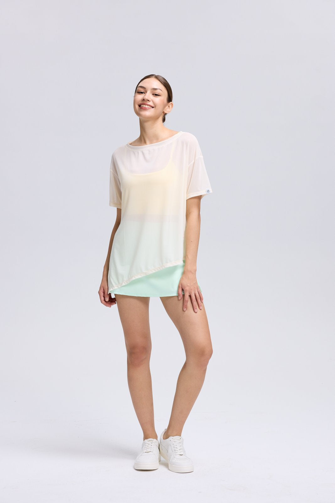 Mesh Slit Tee