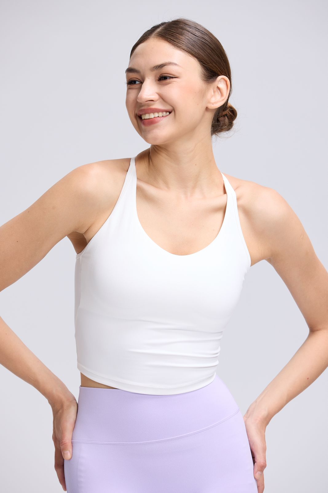 Diamond Strappy Sleeveless Bra Top