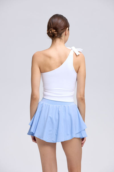 Ribbon One Shoulder Top