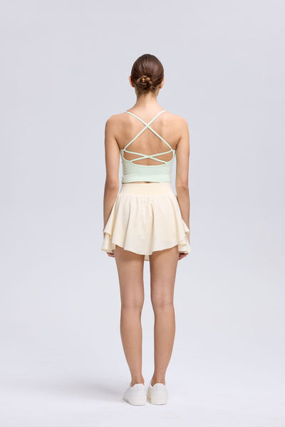 Diamond Strappy Sleeveless Bra Top