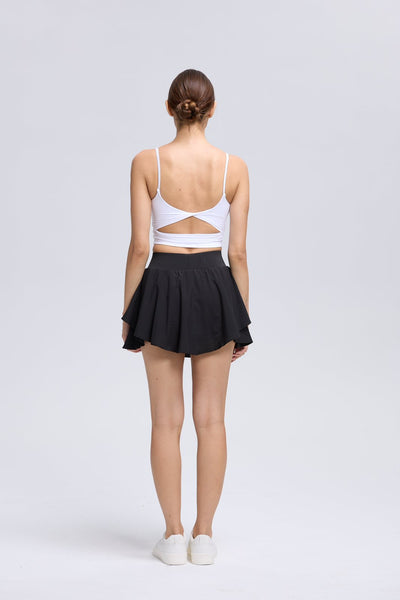 Back Twist Sleeveless Bra Top