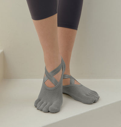 Cross Banding Yoga Socks