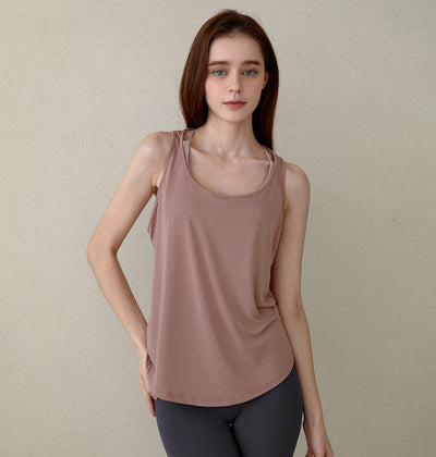 Modal Backsplit Sleeveless