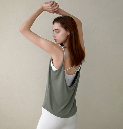 Modal Backsplit Sleeveless