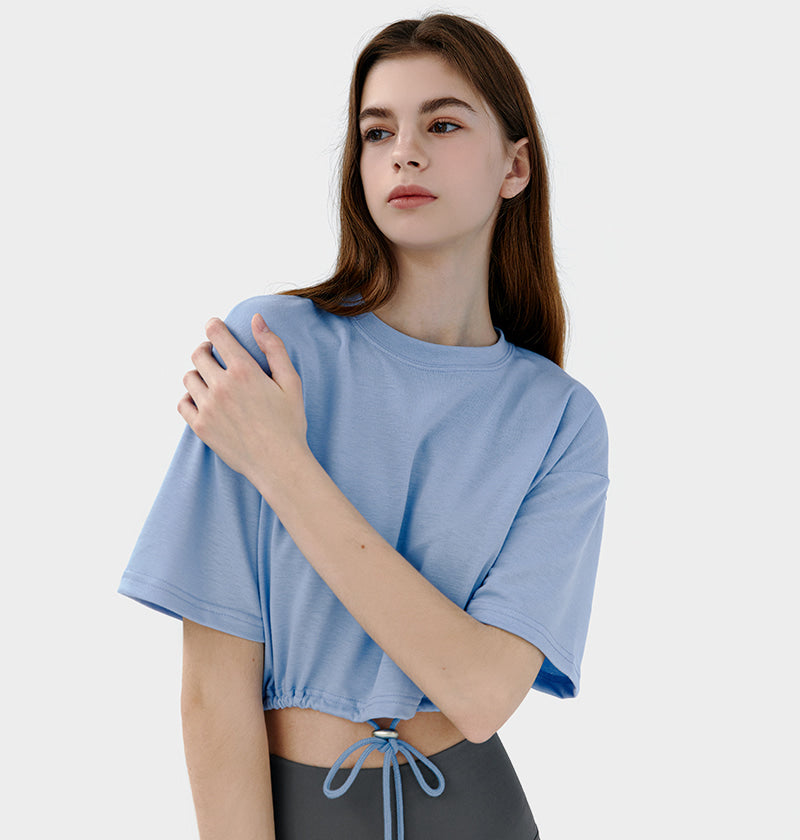 Eunice Crop String Short Sleeve