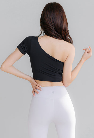 Airlight One Shoulder Crop Top