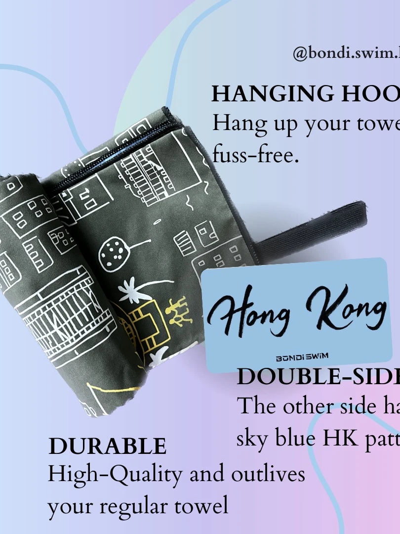 Bondi Swim | Two-sided Hong Kong Doddle Beach Towel